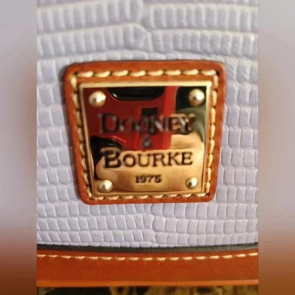 Dooney & Bourke lizard embossed domed satchel - Picture 8 of 11